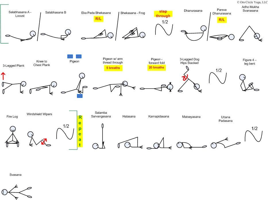 75 Minute Intermediate (Focus on  Hip Openers) p2